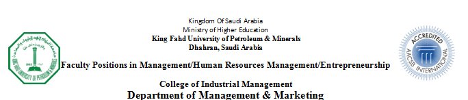 King Fahd University of petroleum and Minerals (KFUPM)